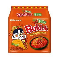 Samyang Buldak Taco Spicy Ramen Noodles - 23.8oz/5ct