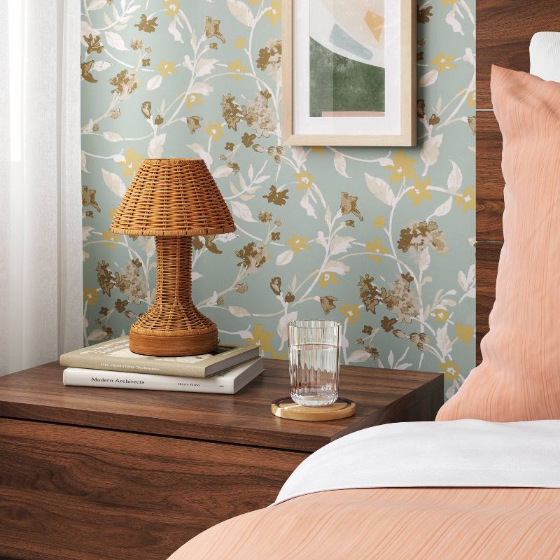 slide 3 of 5, Woven Portable Cordless Table Light - Threshold™, 1 ct