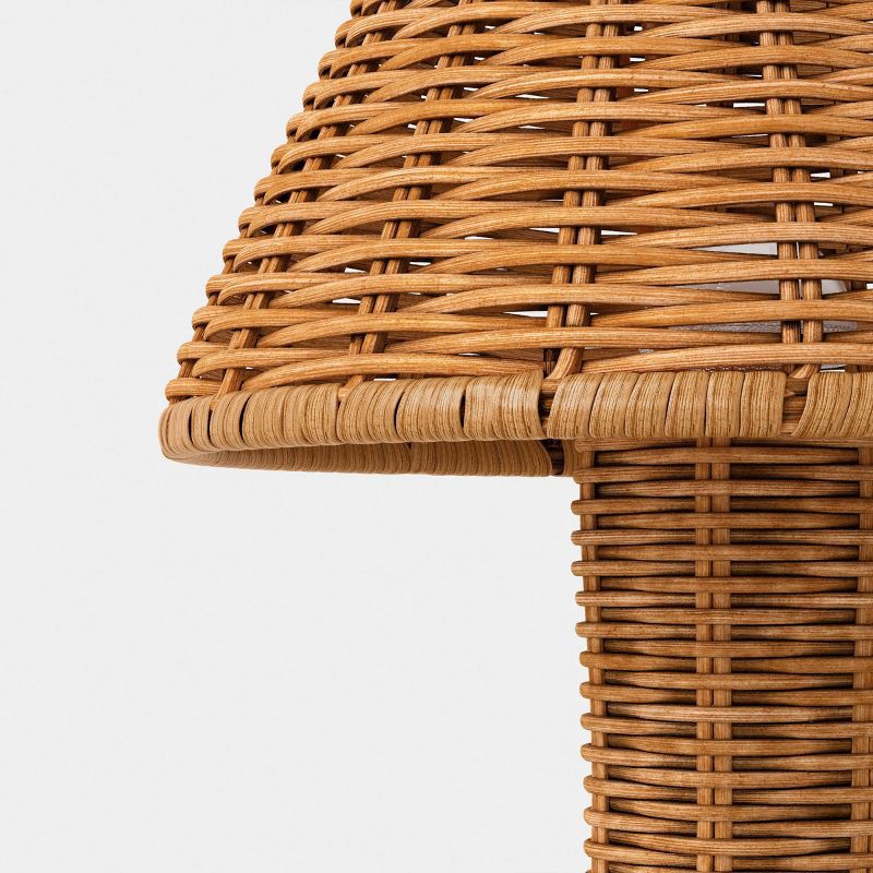 slide 4 of 5, Woven Portable Cordless Table Light - Threshold™, 1 ct