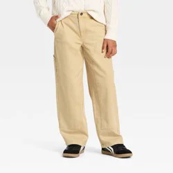 Boys' Baggy Carpenter Pants - art class™ Beige 5