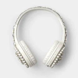 Embellishment On-Ear Headphones - heyday™ Jewel Cream