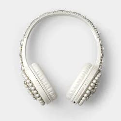 Embellishment On-Ear Headphones - heyday™ Jewel Cream