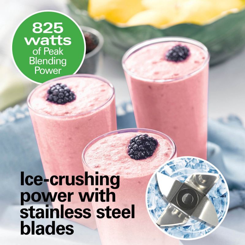 slide 4 of 7, Hamilton Beach PowerBlend Duo 52oz Glass Jar, 52 oz