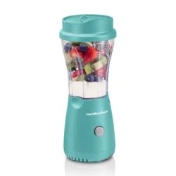 Hamilton Beach Personal Blender with Travel Lid Teal