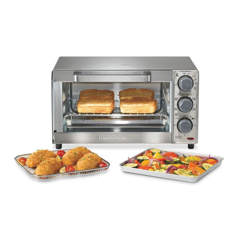 slide 2 of 7, Hamilton Beach 8mode Sure-Crisp Air Fry Toaster Oven 31157J, 1 ct