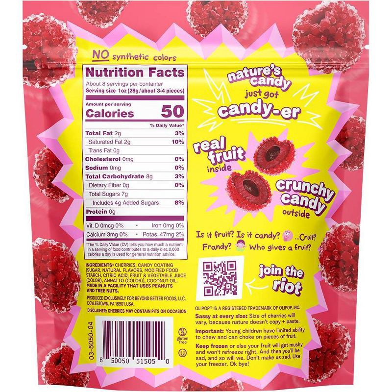 slide 2 of 4, Fruit Riot Frozen Candy Crunch Vintage Cola Cherries - 8oz Bag, 8 oz