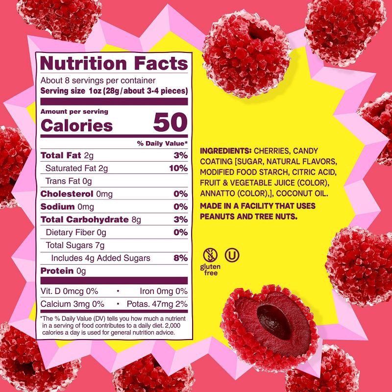 slide 3 of 4, Fruit Riot Frozen Candy Crunch Vintage Cola Cherries - 8oz Bag, 8 oz