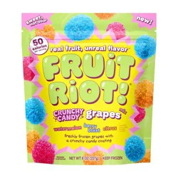 Fruit Riot Frozen Candy Crunch Mixed Grapes - 8oz Bag