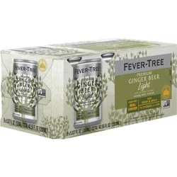 Fever-Tree Light Ginger Beer - 8pk/150ml Cans