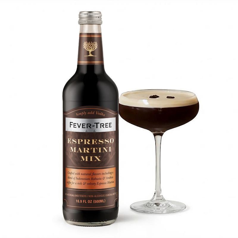 slide 1 of 5, Fever-Tree Espresso Martini Mixer - 500ml Bottle, 500 ml