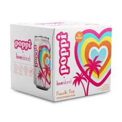 Poppi Punch Pop Prebiotic Soda - 4Pk/12 fl oz Cans