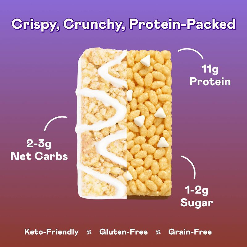 slide 6 of 7, MAGIC SPOON S'Mores Protein Bar Treat - 12g Protein - 5.6oz/4ct, 12 gram, 5.6 oz, 4 ct
