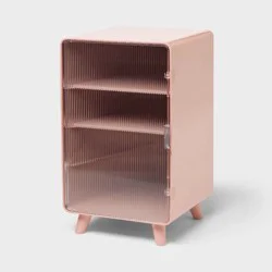 Fluted Door Cosmetic Case Pink - Brightroom™