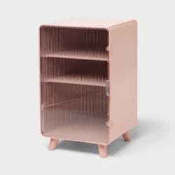 Fluted Door Cosmetic Case Pink - Brightroom™