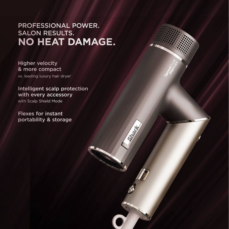 slide 2 of 12, Shark SpeedStyle pro Flex Professional Performance High -Velocity For Straight Hair Dryer System - 1750 Watts - Ulta Beauty, 1 ct
