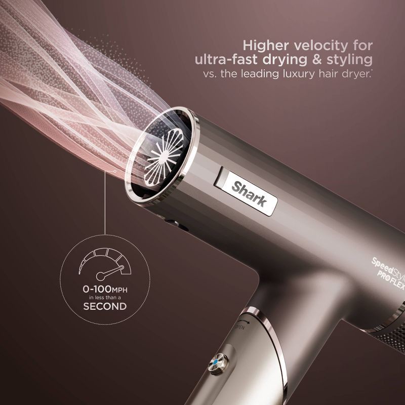 slide 4 of 12, Shark SpeedStyle pro Flex Professional Performance High -Velocity For Straight Hair Dryer System - 1750 Watts - Ulta Beauty, 1 ct