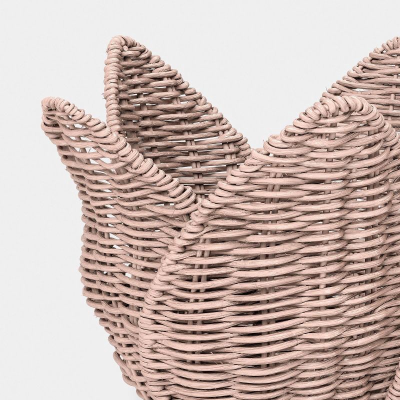 slide 4 of 4, Tulip Basket Light Pink - Threshold™, 1 ct