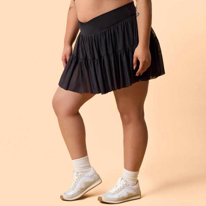 slide 6 of 6, Blogilates Women's Ballerina Skort - Black 1X, 1 ct