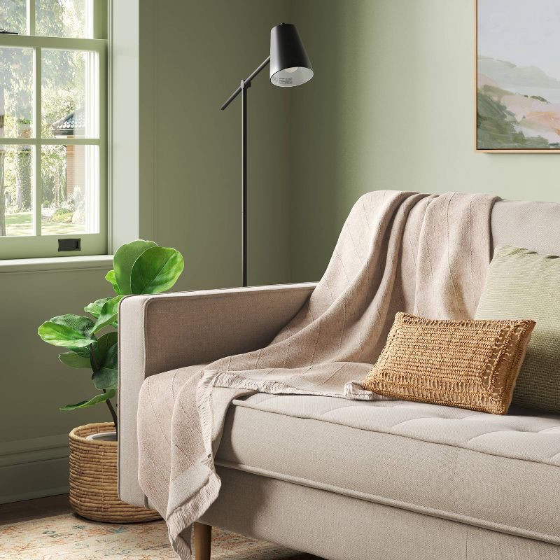 slide 2 of 5, Lumbar Palm Weave Pillow - Threshold™, 1 ct