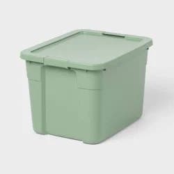20gal Latching Storage Tote Versatile Green - Brightroom™