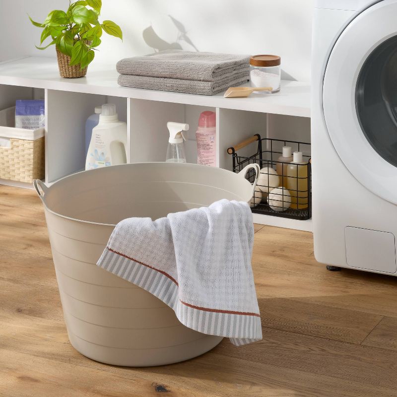 slide 2 of 3, 15gal Flexi Tub Beige - Brightroom™, 15 gal