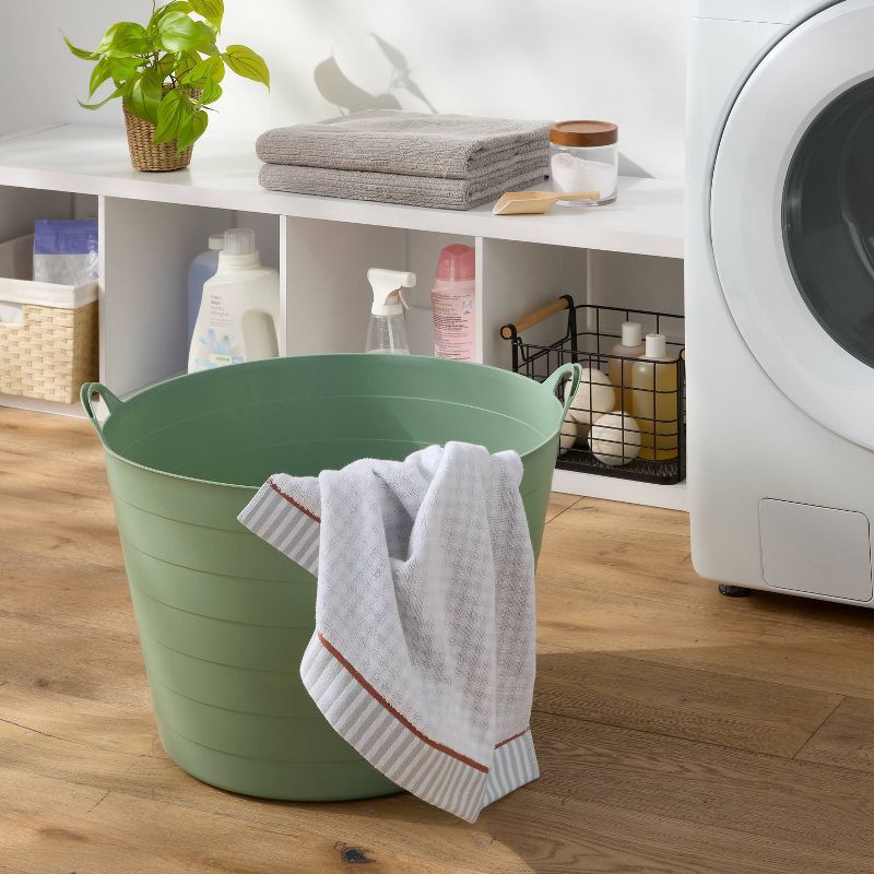 slide 2 of 3, 15gal Flexi Tub Green - Brightroom™, 15 gal