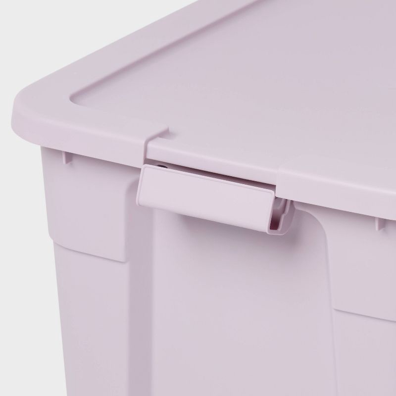 slide 3 of 3, 20gal Latching Storage Tote Lavender - Brightroom™, 20 gal