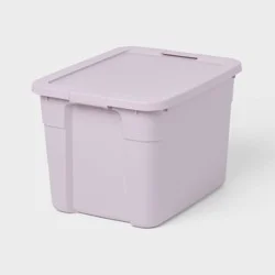 20gal Latching Storage Tote Lavender - Brightroom™