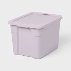20gal Latching Storage Tote Lavender - Brightroom™