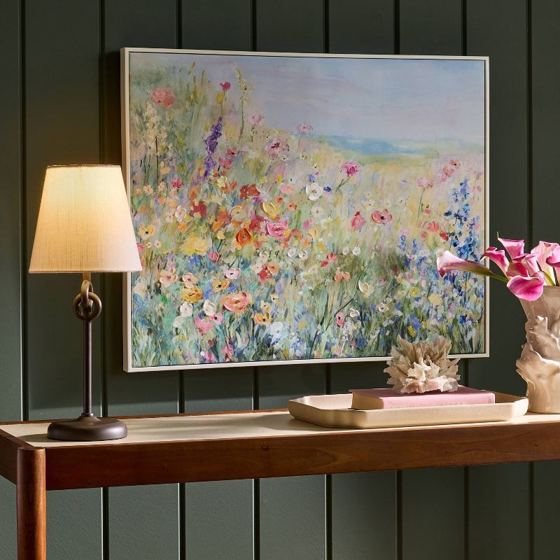 slide 2 of 5, Threshold designed w/Studio McGee Metal Ring Table Lamp Black - Threshold™ designed with Studio McGee, 1 ct