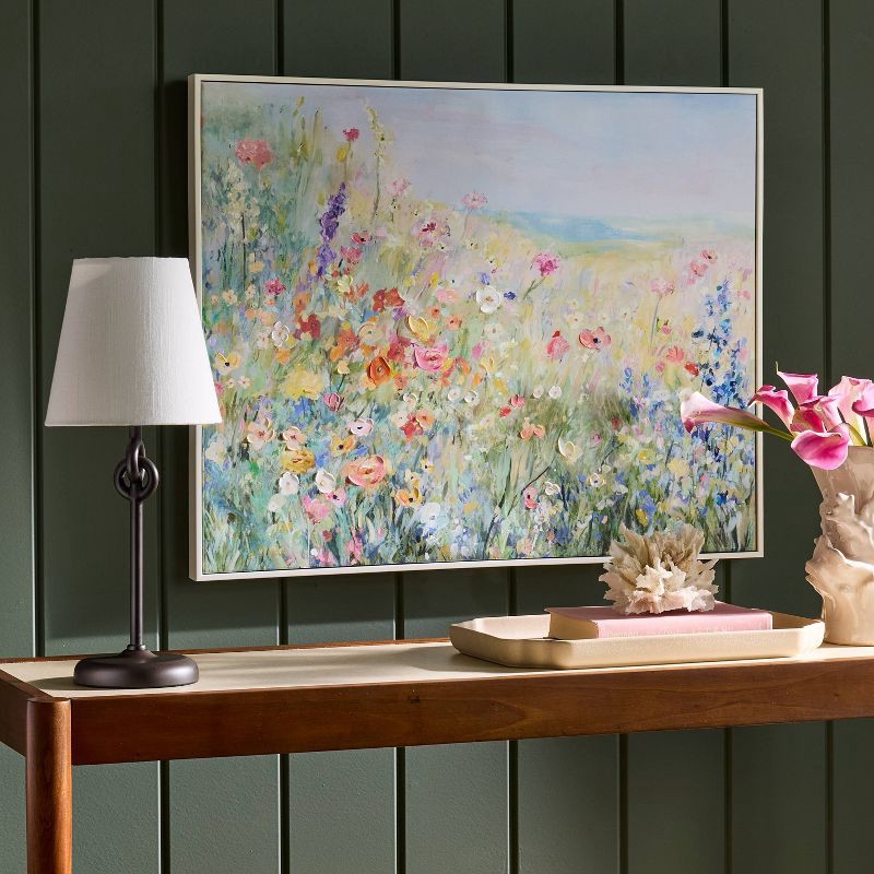 slide 3 of 5, Threshold designed w/Studio McGee Metal Ring Table Lamp Black - Threshold™ designed with Studio McGee, 1 ct