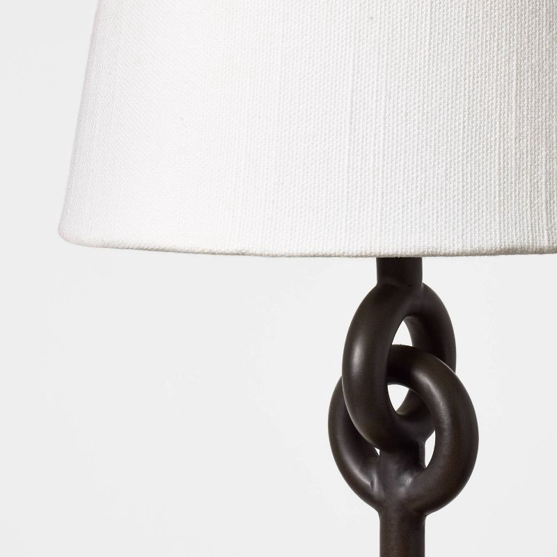slide 4 of 5, Threshold designed w/Studio McGee Metal Ring Table Lamp Black - Threshold™ designed with Studio McGee, 1 ct
