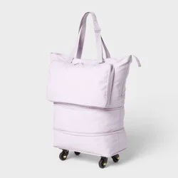 Collapsible Rolling Tote Lavender - Brightroom™