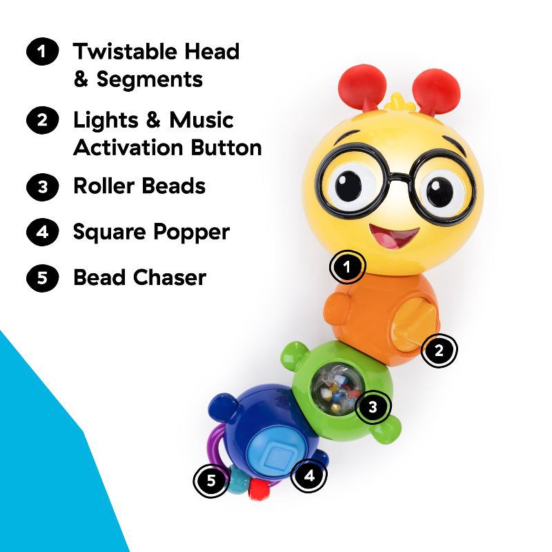 slide 4 of 9, Baby Einstein Twist-a-Pal Cal Sensory Toy - 6-36m, 1 ct