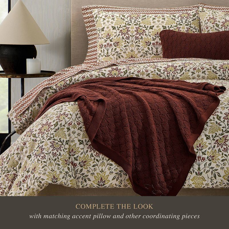 slide 2 of 4, Jeremiah Brent Home Pointelle Throw Blanket Raisin, 1 ct