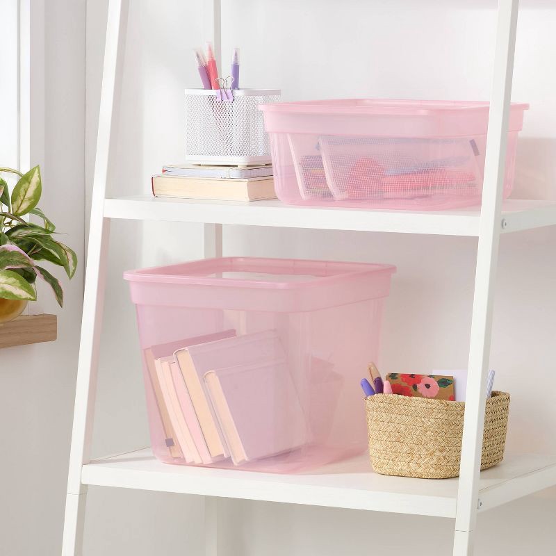 slide 2 of 3, Modular Storage Medium Light Pink - Brightroom™, 1 ct