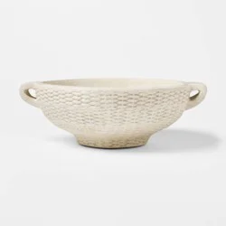 Threshold designed w/Studio McGee Woven Texture Ceramic Bowl Cream - Threshold™ designed with Studio McGee