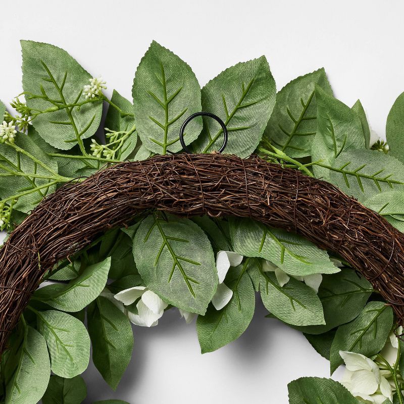 slide 4 of 4, Threshold designed w/Studio McGee Hydrangea Wreath Cream - Threshold™ designed with Studio McGee, 1 ct