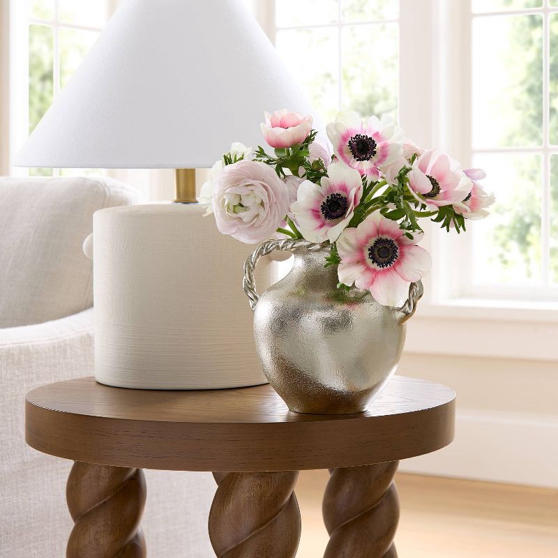 slide 2 of 3, Threshold designed w/Studio McGee Handled Vase Silver - Threshold™ designed with Studio McGee, 1 ct