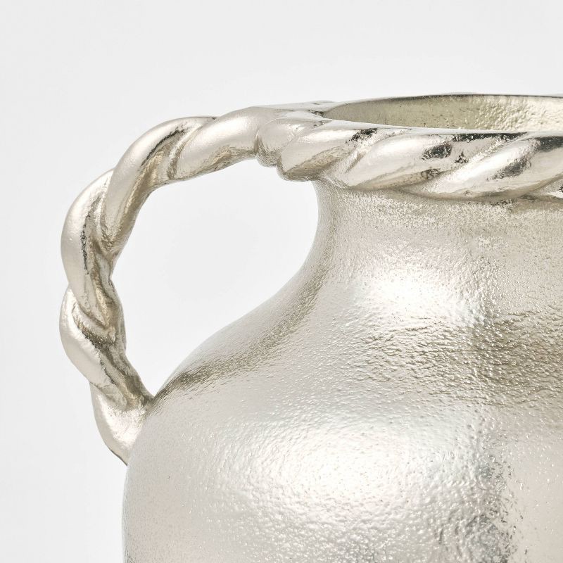 slide 3 of 3, Threshold designed w/Studio McGee Handled Vase Silver - Threshold™ designed with Studio McGee, 1 ct