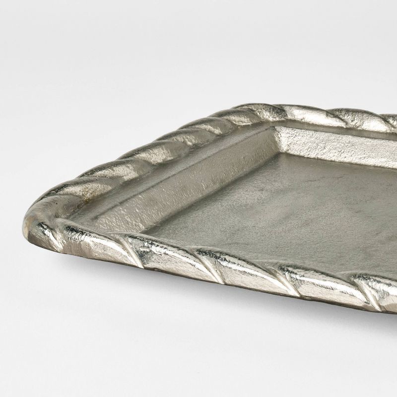 slide 4 of 4, Threshold designed w/Studio McGee Catchall Tray Silver - Threshold™ designed with Studio McGee, 1 ct
