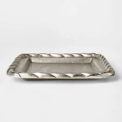 Threshold designed w/Studio McGee Catchall Tray Silver - Threshold™ designed with Studio McGee