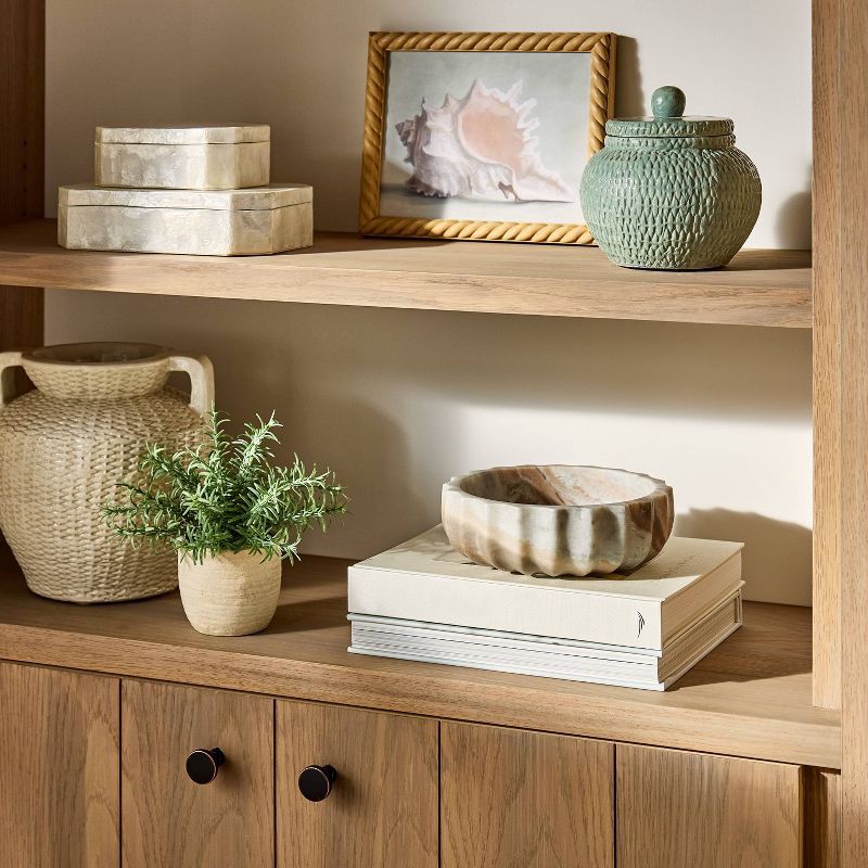 slide 2 of 4, Threshold designed w/Studio McGee Marble Bowl - Threshold™ designed with Studio McGee, 1 ct