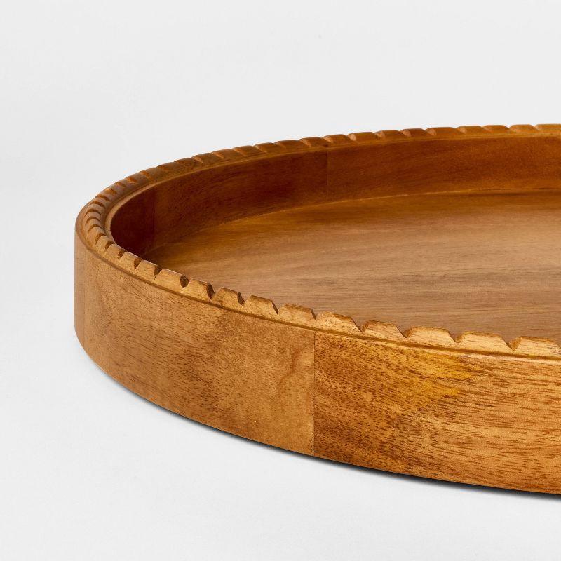 slide 4 of 4, Threshold designed w/Studio McGee Wood Tray - Threshold™ designed with Studio McGee, 1 ct