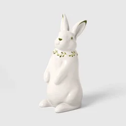Easter Painted Ceramic Standing Bunny - Threshold™