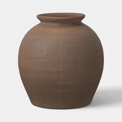 Medium Rustic Ceramic Vase - Threshold™