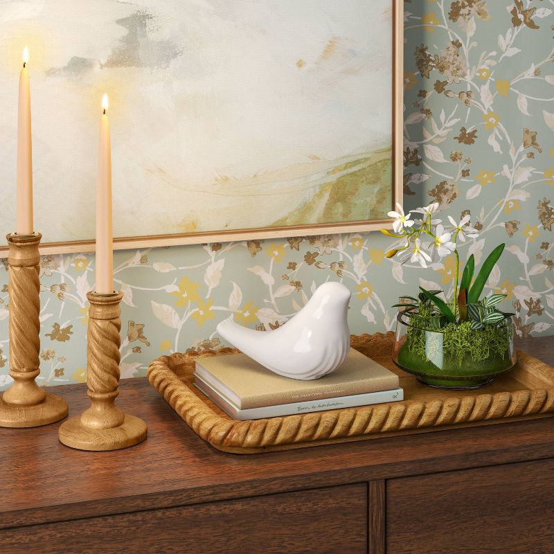 slide 2 of 3, Beaded Ceramic Bird Ivory - Threshold™, 1 ct