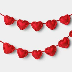 Valentine's Day Red Heart Garland - Threshold™