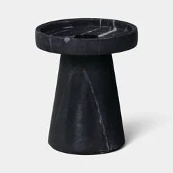 Marble Taper Candle Holder Black - Threshold™