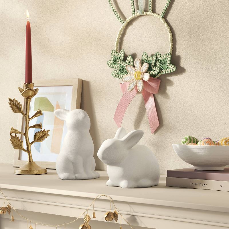 slide 2 of 3, Easter Ceramic Sitting Bunny - Threshold™, 1 ct